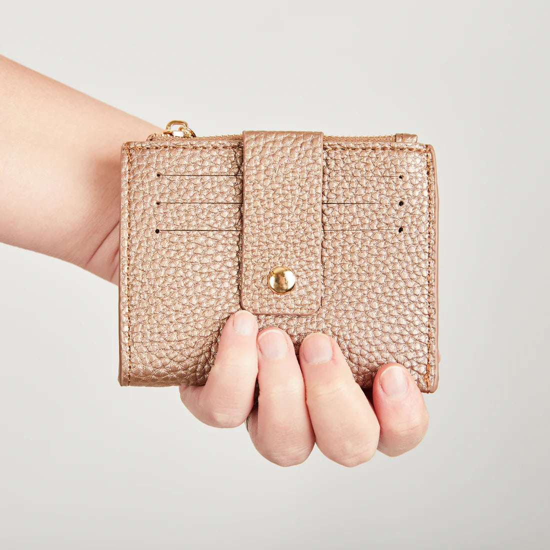 Goodeehoo Pearl Duo Purse Rose Gold The White Room