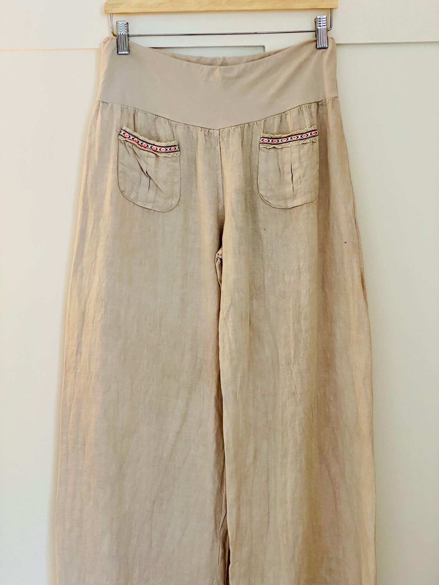 Adelina Linen Trousers | 5 Colours Pants Miss Sugar Stone 