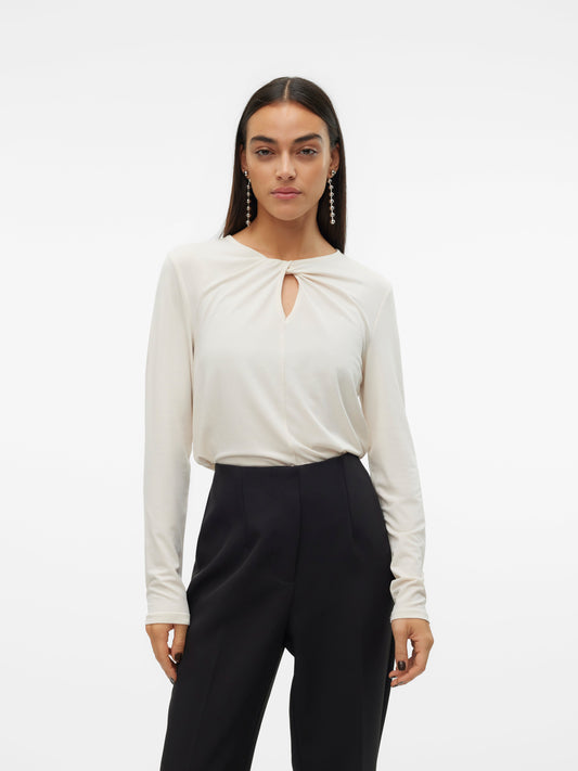 Alma Knot Top | Birch Shirts & Tops Vero Moda 