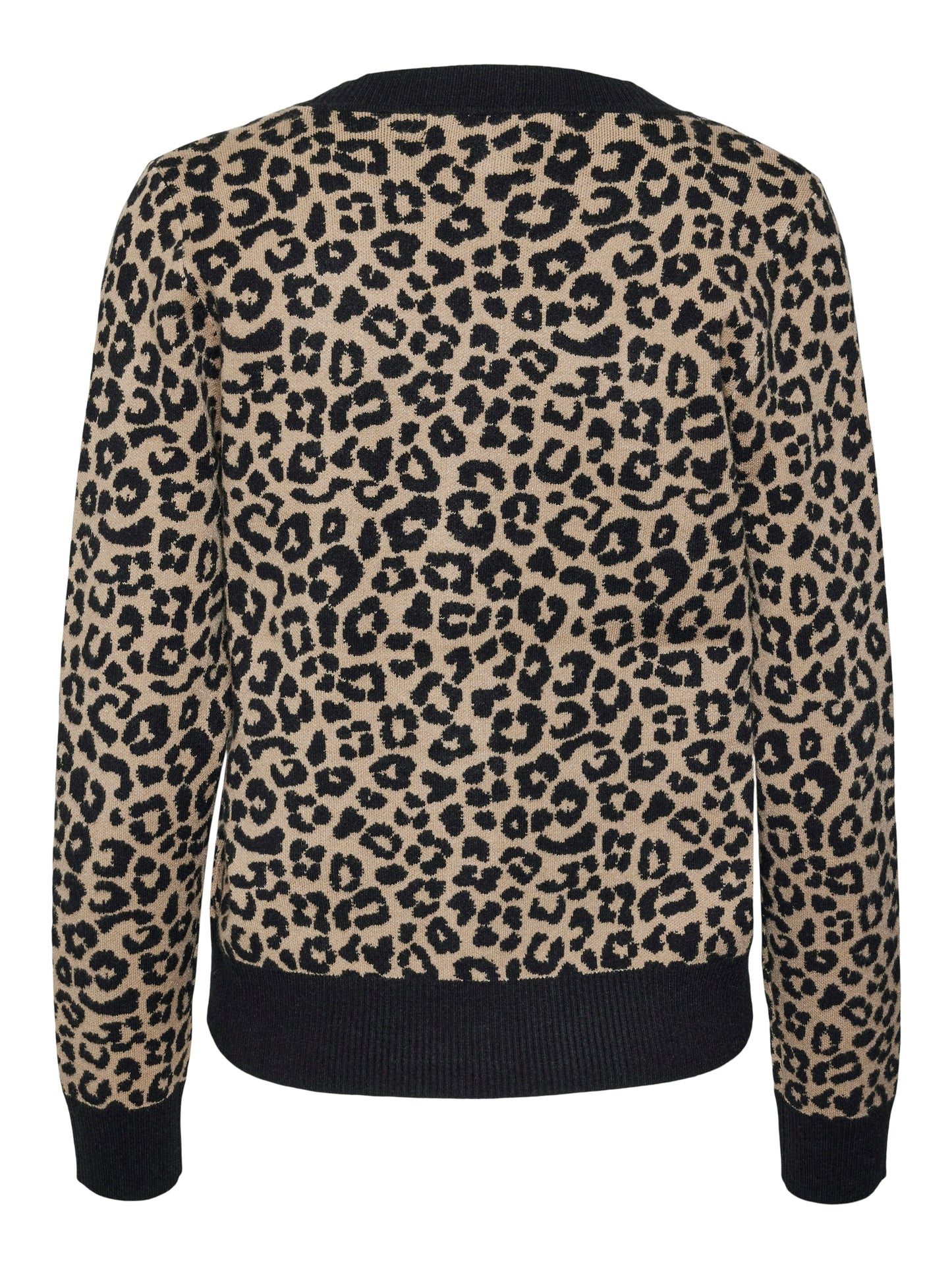 Aria V Cardigan | Black/Silver Mink Knitwear Vero Moda 