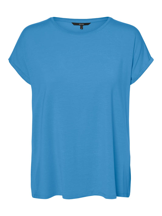 Ava Top | Azure Blue Shirts & Tops Vero Moda 