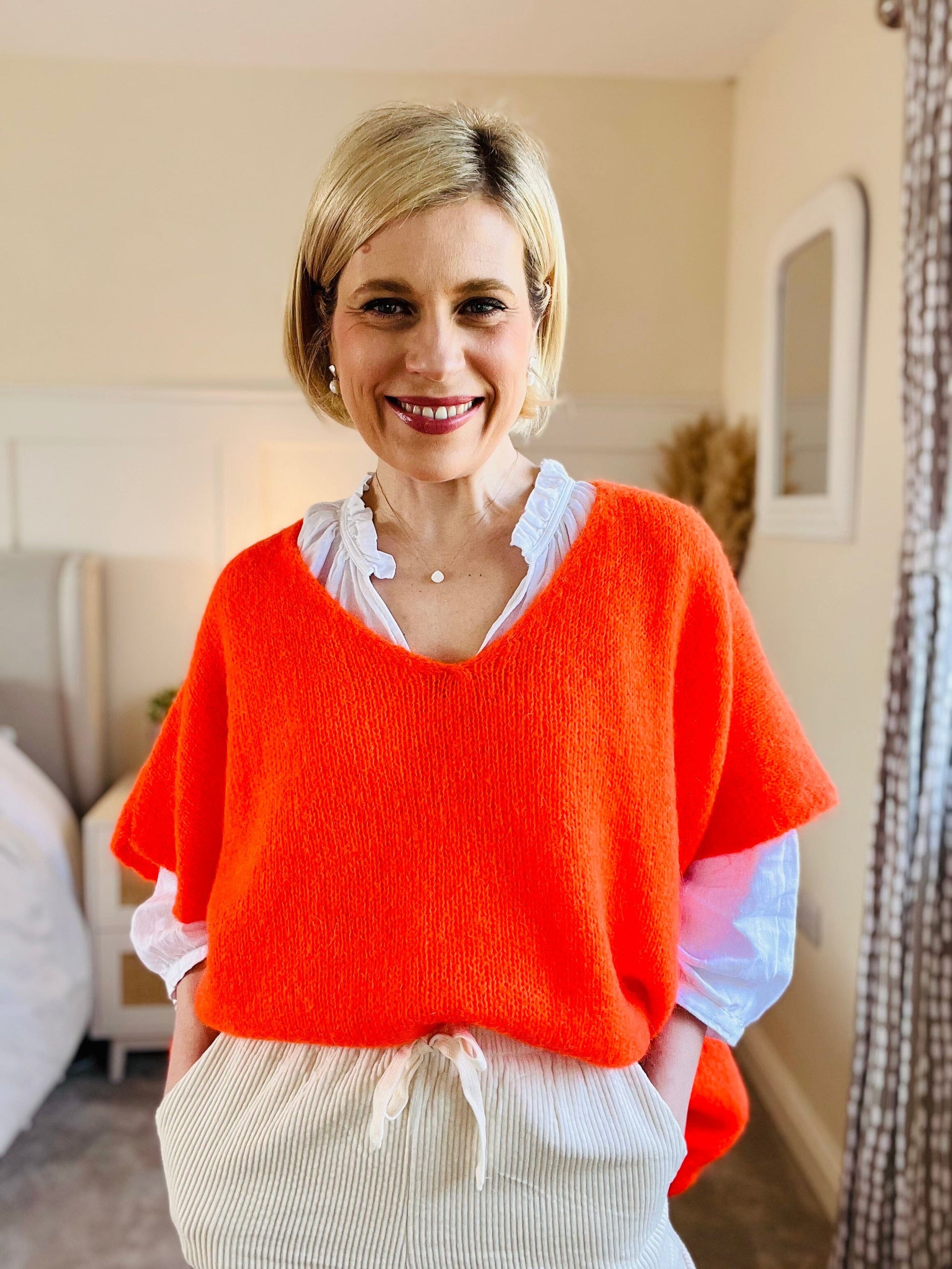 Beau Mohair Jumper | 14 Colours Jumper London Collection Orange 