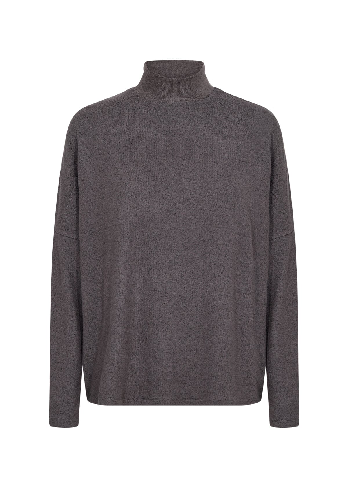 Biara Rollneck Knit | Dark Grey Blouse Soya Concept 