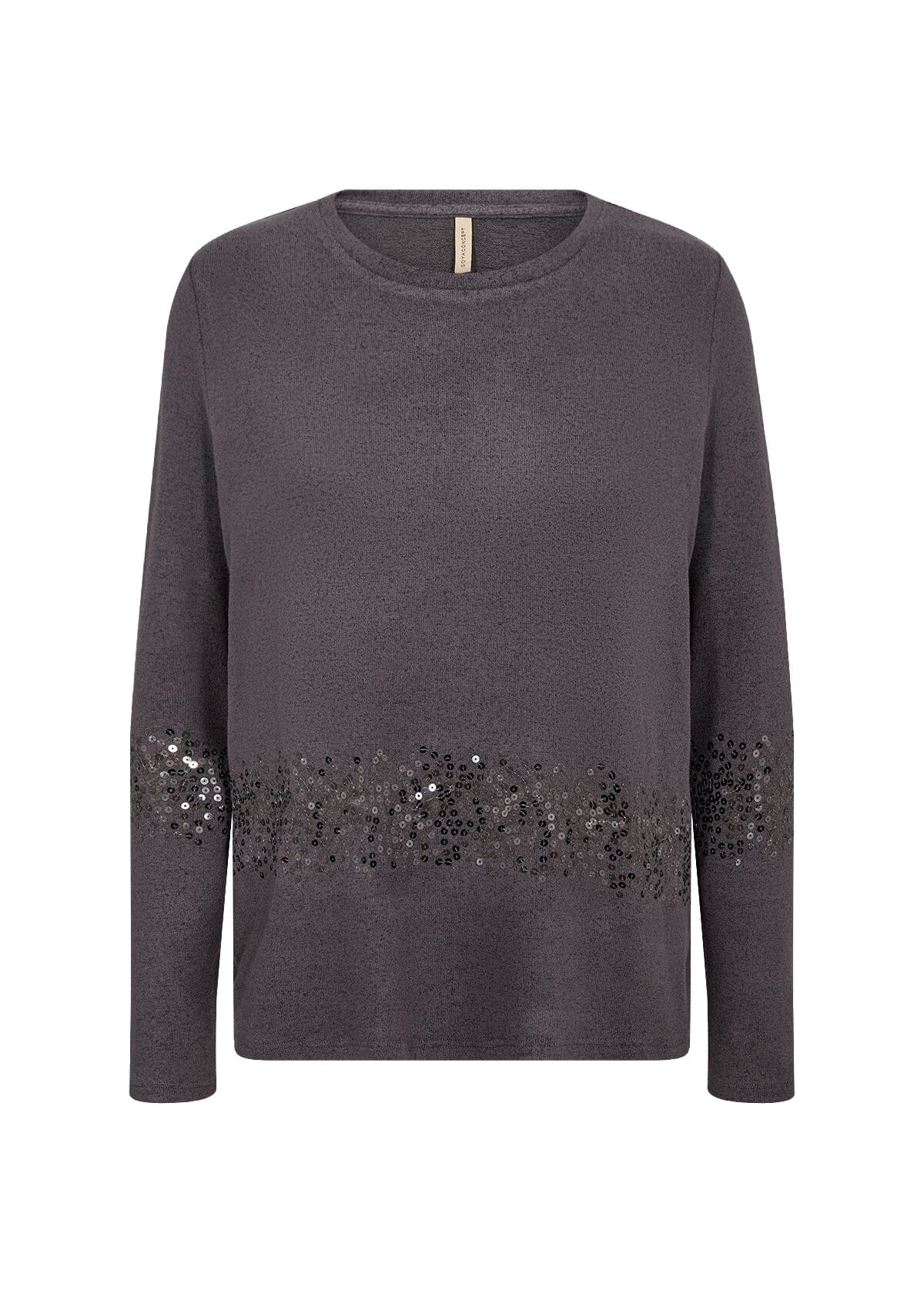 Biara Sequin Blouse | Dark Grey Blouse Soya Concept 