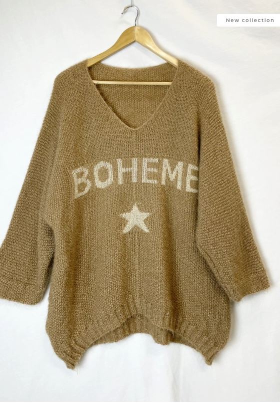 Boho Jumper | Multiple Colours Vest Parisienne Collection Taffy 