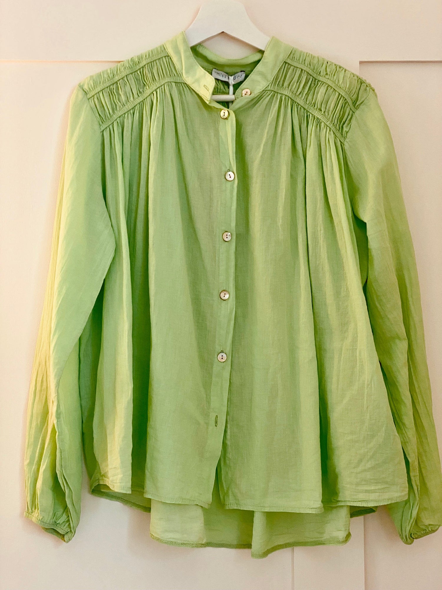 Capri Shirt | 3 Colours Shirts & Tops Miss Sugar Green 