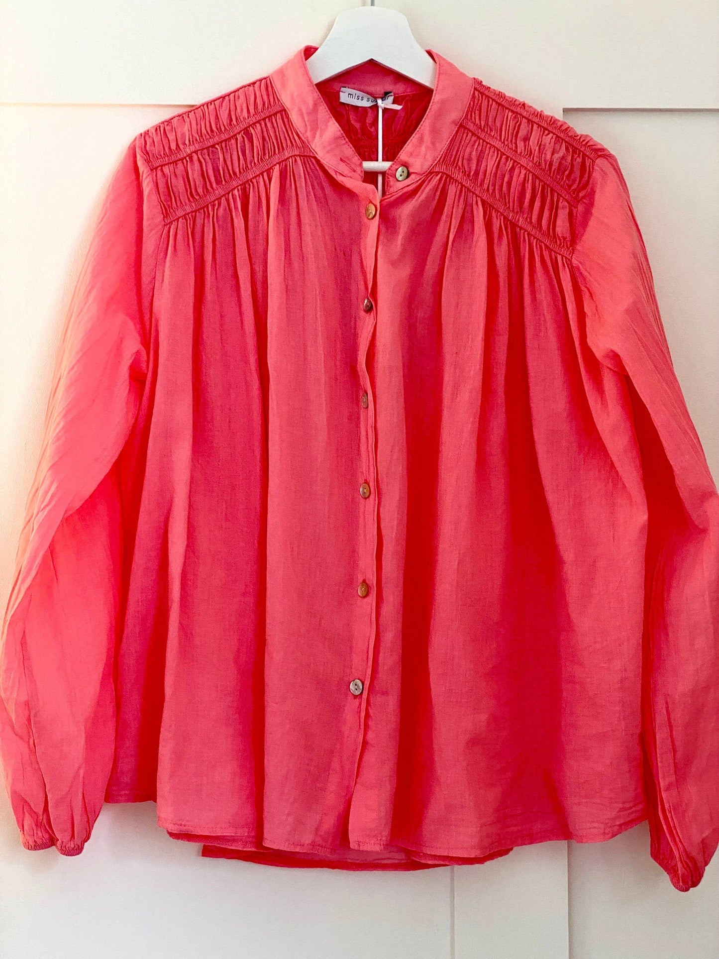 Capri Shirt | 3 Colours Shirts & Tops Miss Sugar Pink 