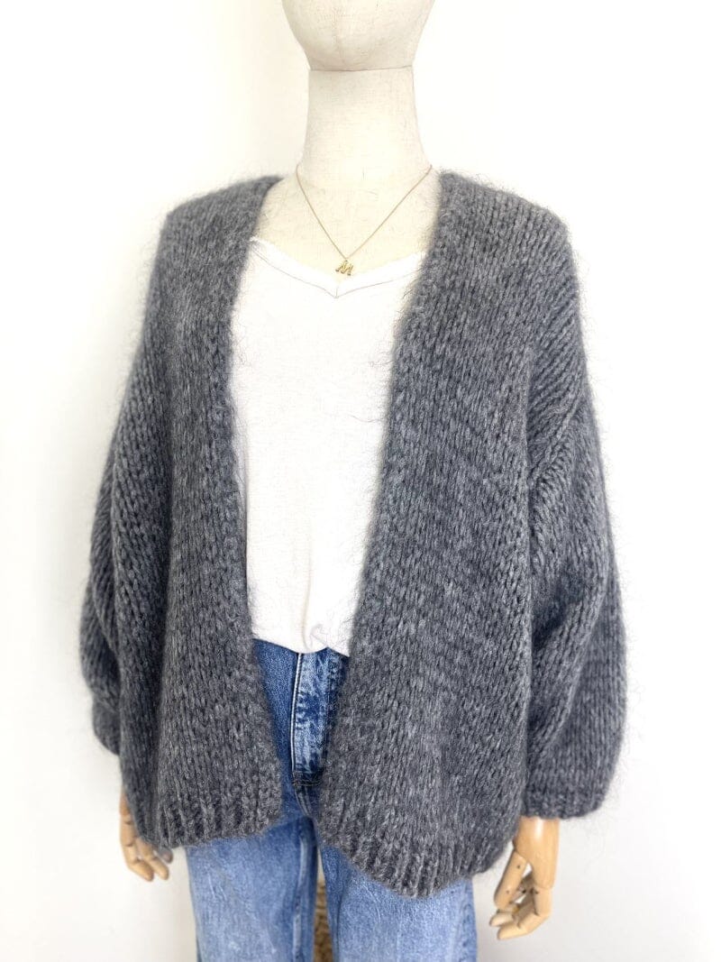 Cassidy Cardigan | 7 Colours Vest Parisienne Collection Dark Grey 