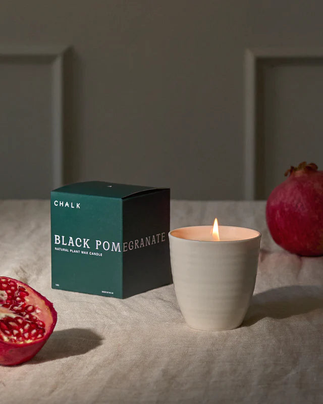 Christmas Candle | Black Pomegranate Candle Chalk 