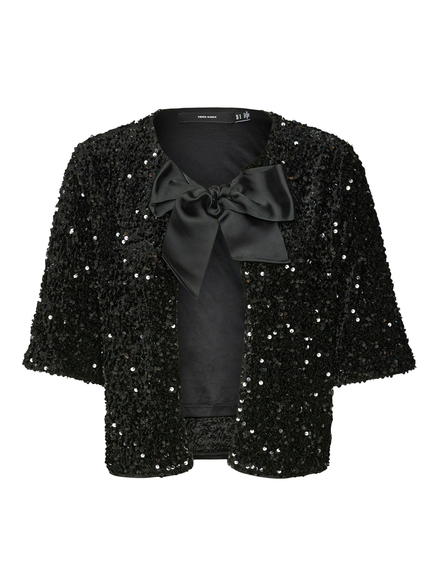 Etta Sequin Cardigan | Black Cardigan Vero Moda 