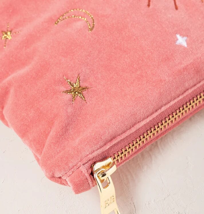 Everyday Pouch | Celestial Eye | Coral Purse Elizabeth Scarlett 