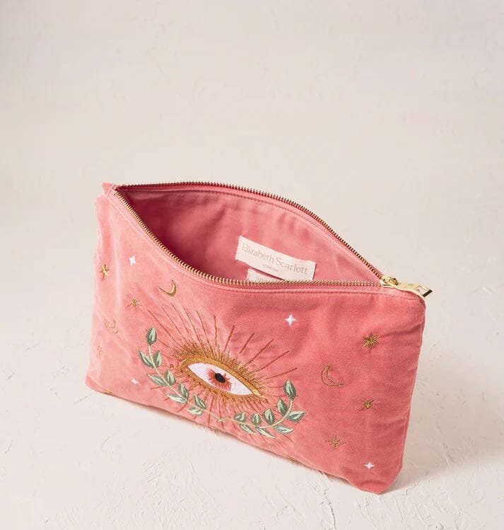 Everyday Pouch | Celestial Eye | Coral Purse Elizabeth Scarlett 