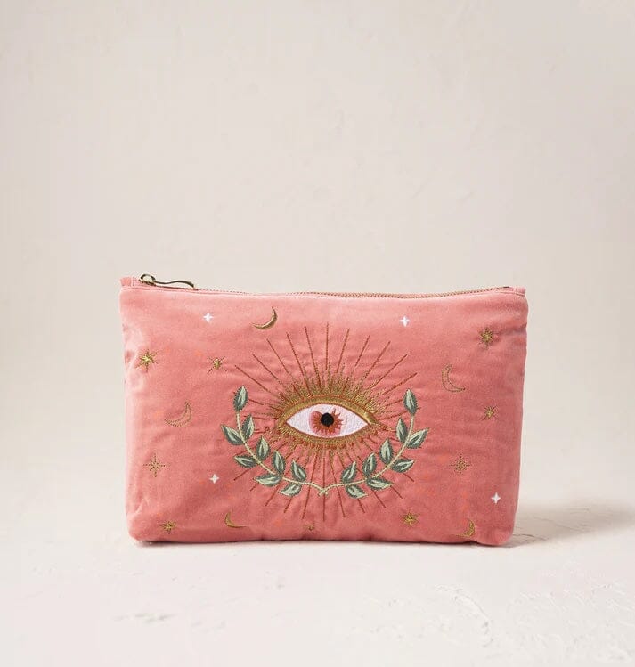 Everyday Pouch | Celestial Eye | Coral Purse Elizabeth Scarlett 