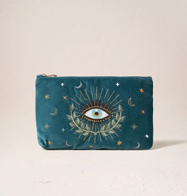 Everyday Pouch | Celestial Eye | Rich Blue Purse Elizabeth Scarlett 