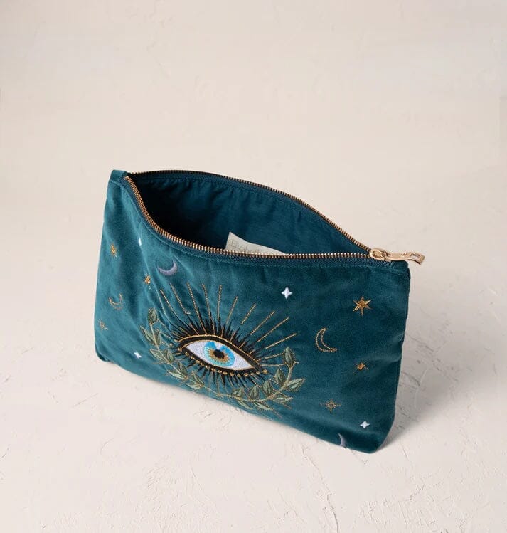 Everyday Pouch | Celestial Eye | Rich Blue Purse Elizabeth Scarlett 