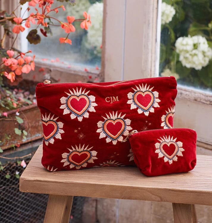 Everyday Pouch | Enchanted Heart Scatter | Rouge Purse Elizabeth Scarlett 