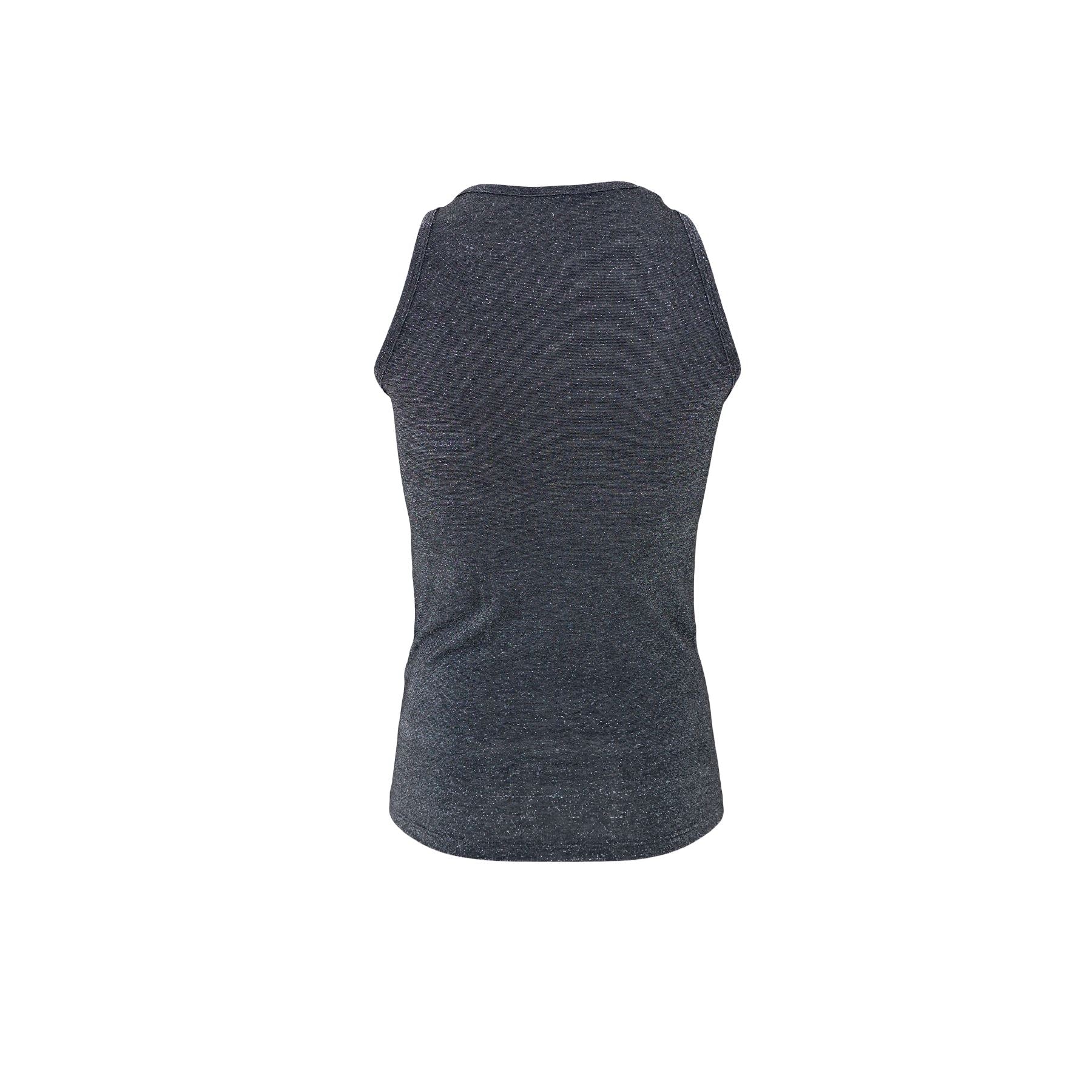 Faye Lurex Top | Steel Grey Shirts & Tops Black Colour 