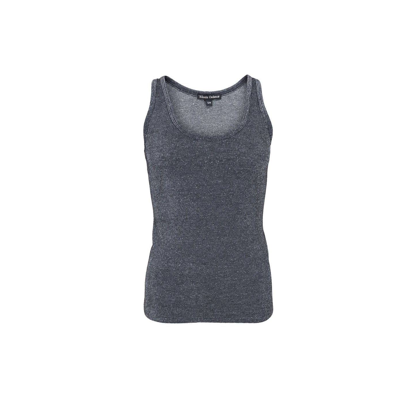 Faye Lurex Top | Steel Grey Shirts & Tops Black Colour 