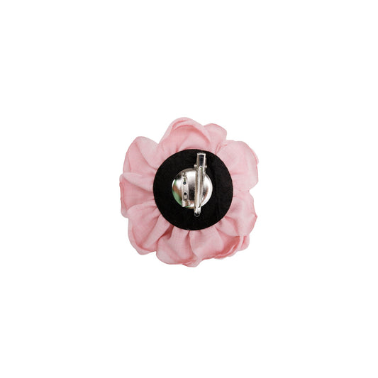 Flower Brooch | Rose Hair Clip Black Colour 