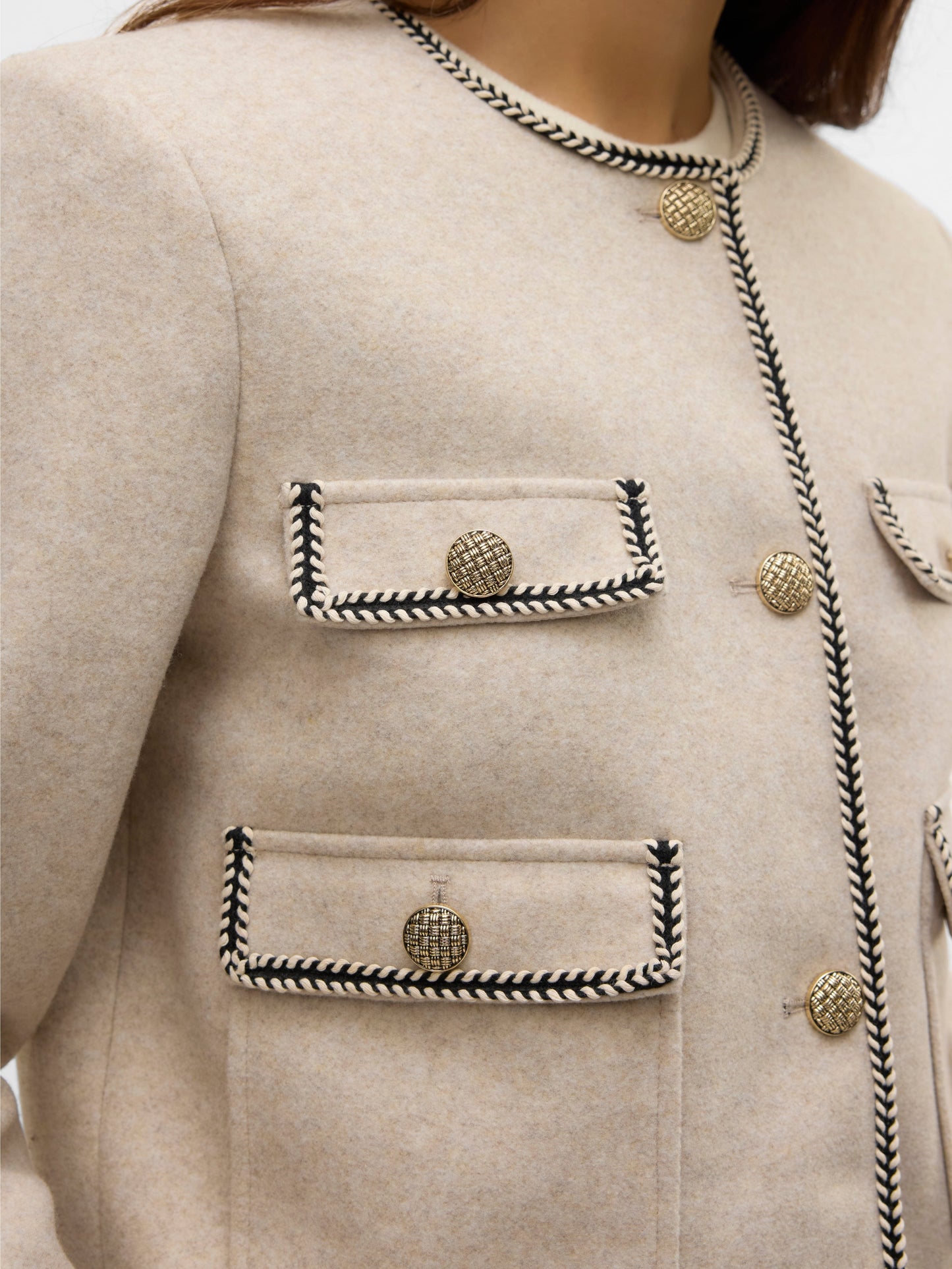 Fortune Jacket | Oatmeal Coats & Jackets Vero Moda 