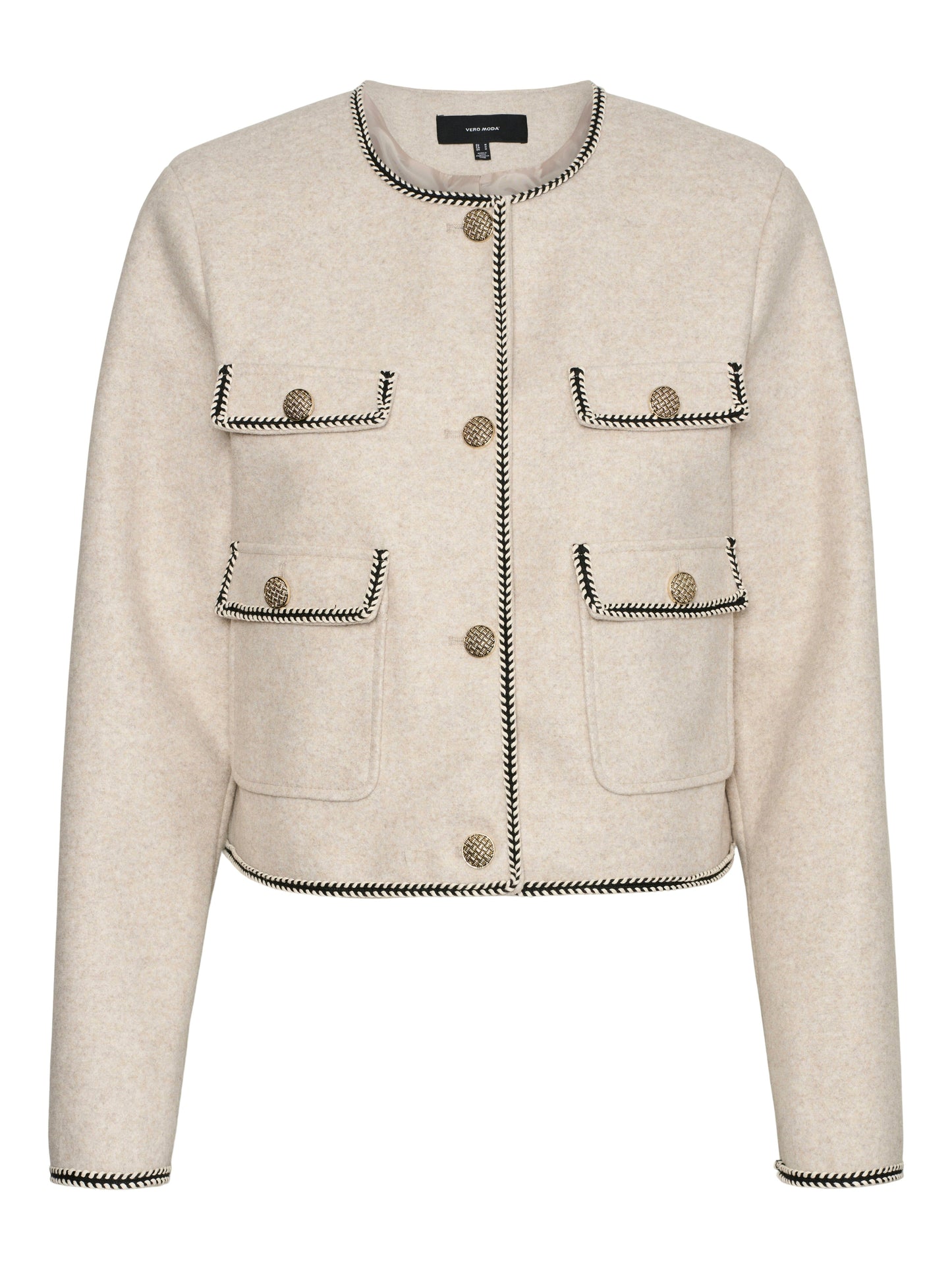 Fortune Jacket | Oatmeal Coats & Jackets Vero Moda 