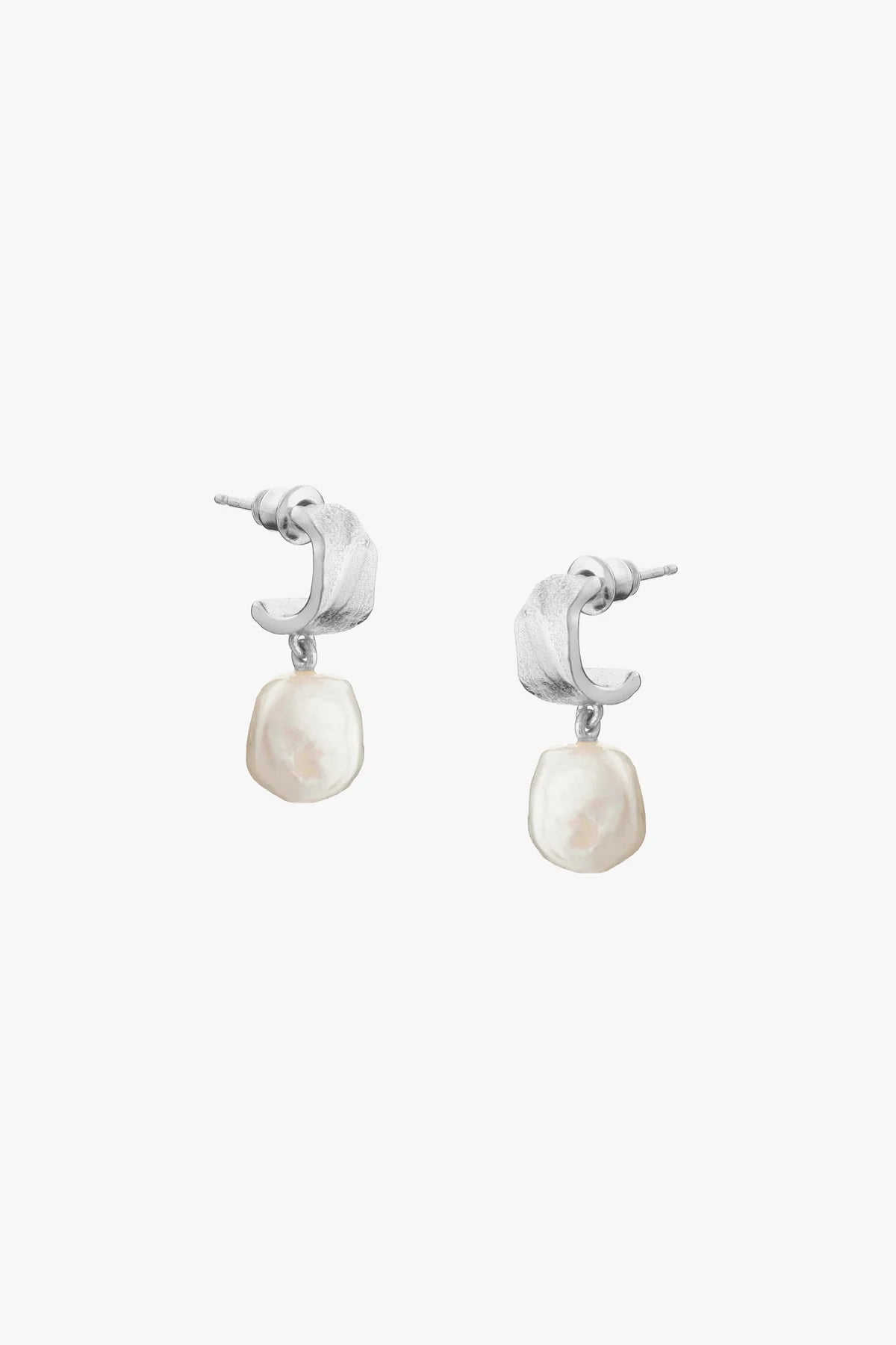 Freshwater Pearl Earrings | Silver Earrings Tutti & Co 