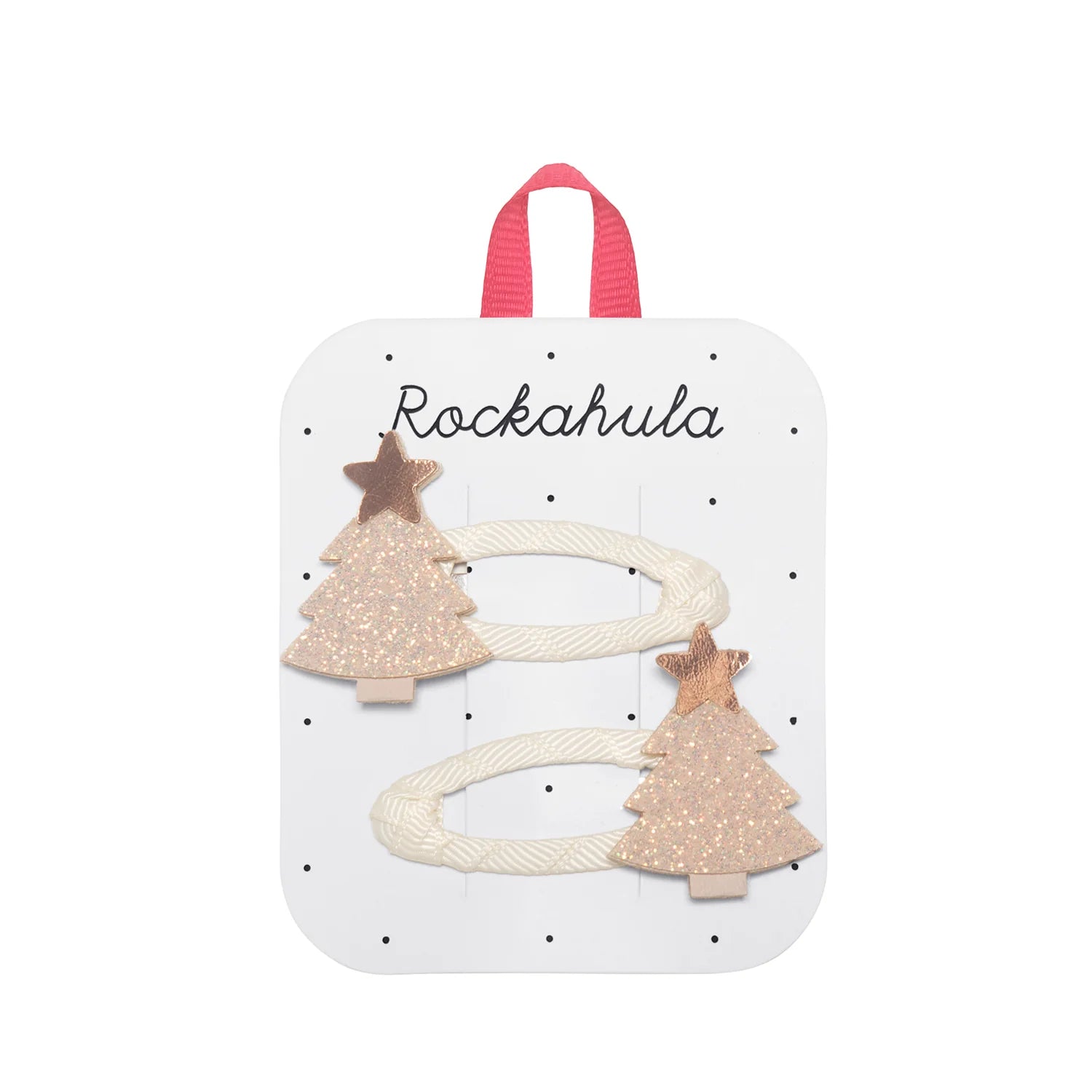 Golden Christmas Tree Clips Hair Accessories Rockahula 