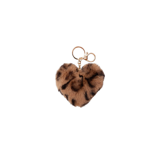 Heart Soft Keyring | 2 Colours Keyring Black Colour Brown Leo 