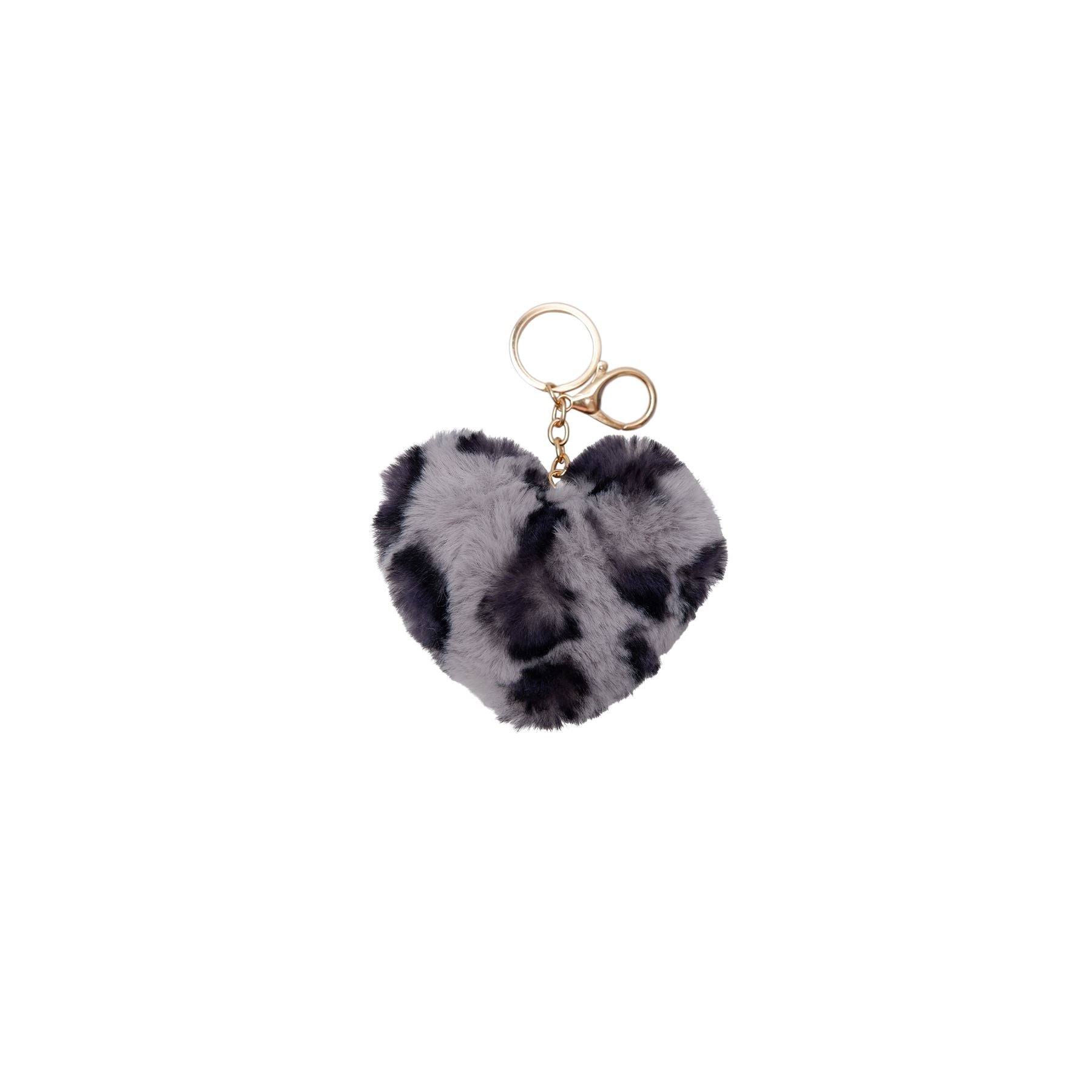 Heart Soft Keyring | 2 Colours Keyring Black Colour Grey Leo 