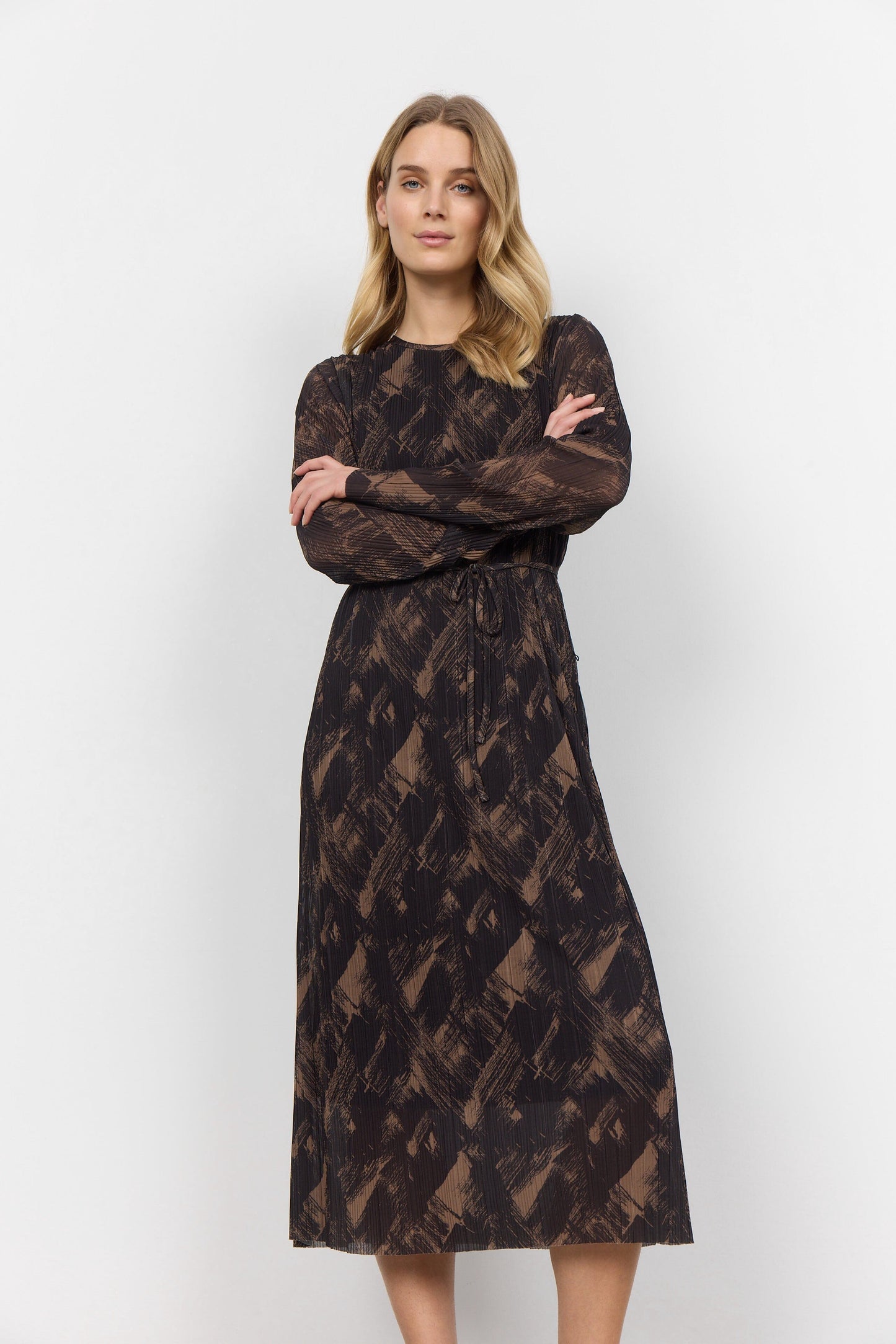 Iliane Dress | Desert Brown Dresses Soya Concept 