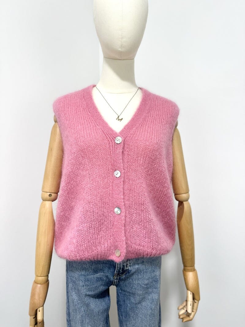 Joy Mohair Vest | Multiple Colours Vest Parisienne Collection Pink 