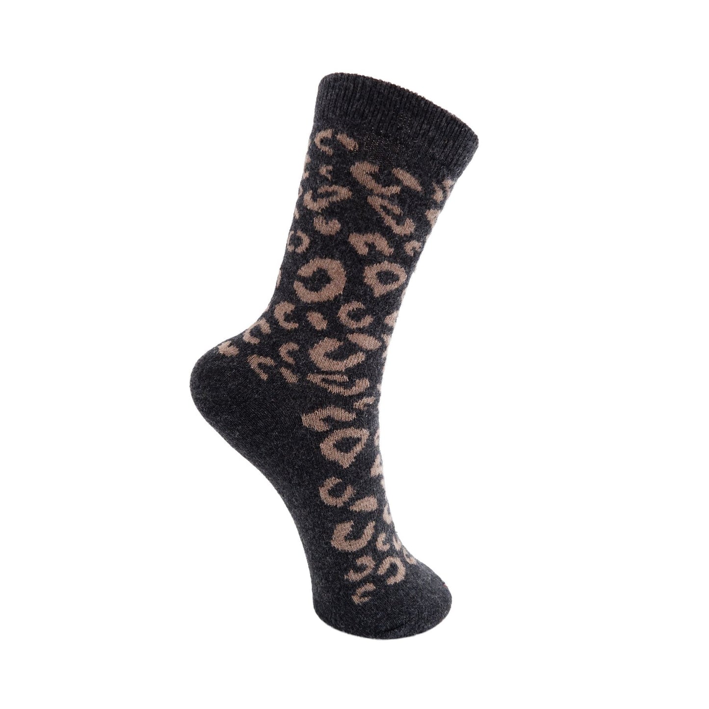 Kaleen Wool Sock | 2 Colours Socks Black Colour Dark Grey 