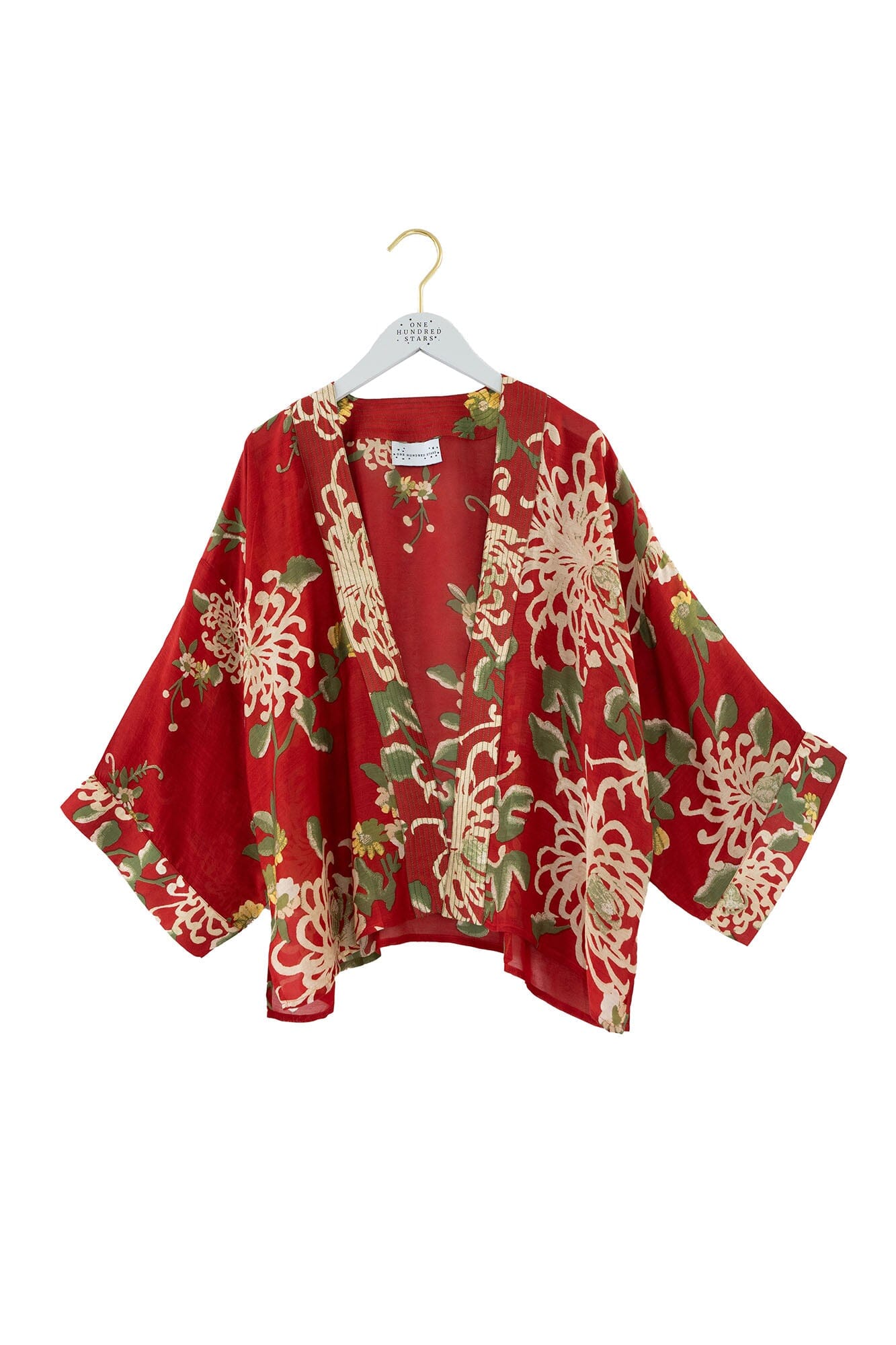 Kimono | Chrysanthemum | Red Kimonos One Hundred Stars 