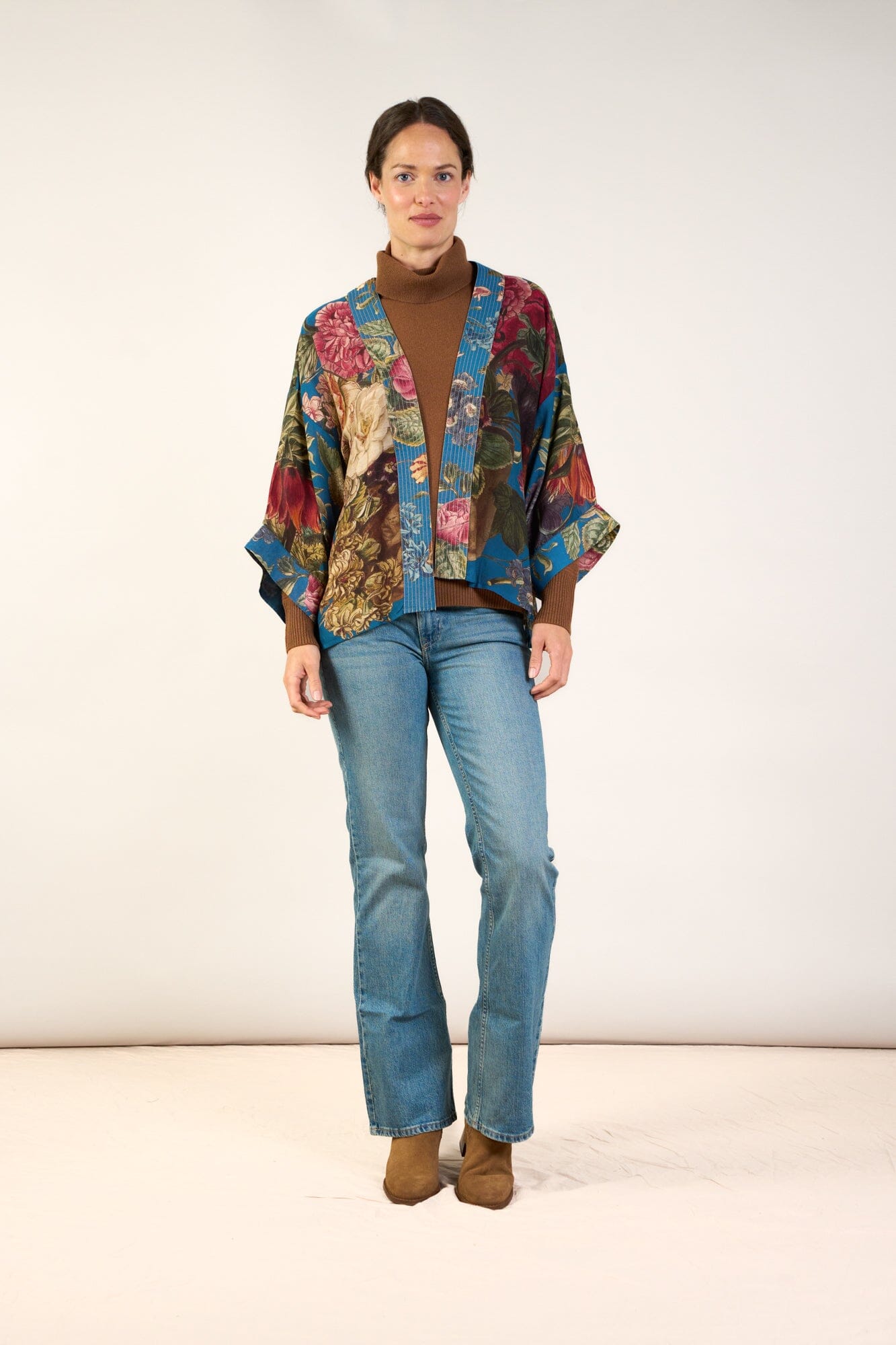 Kimono | Primula | Teal Kimonos One Hundred Stars 