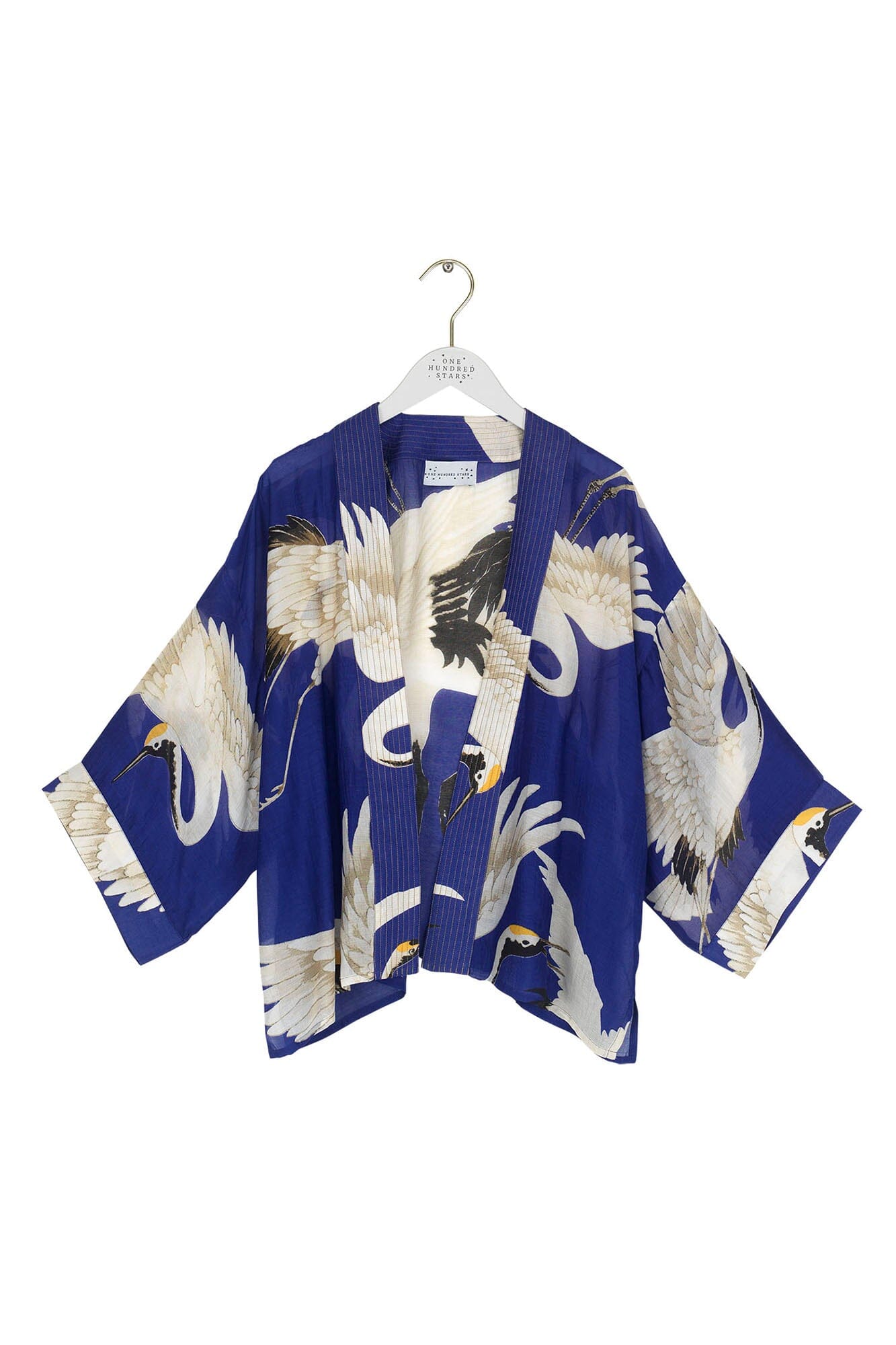 Kimono | Stork | Royal Blue Kimonos One Hundred Stars 