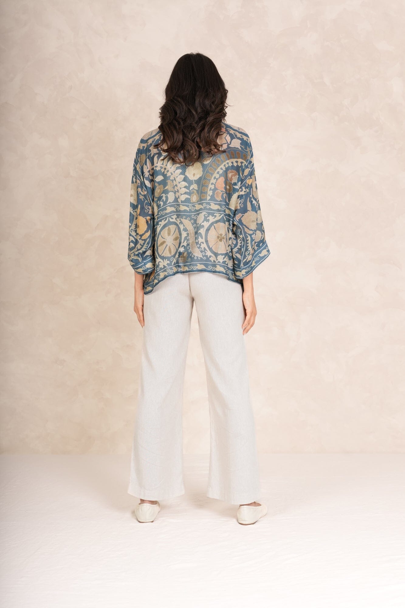 Kimono | Susani | Blue Casual Kimonos One Hundred Stars 