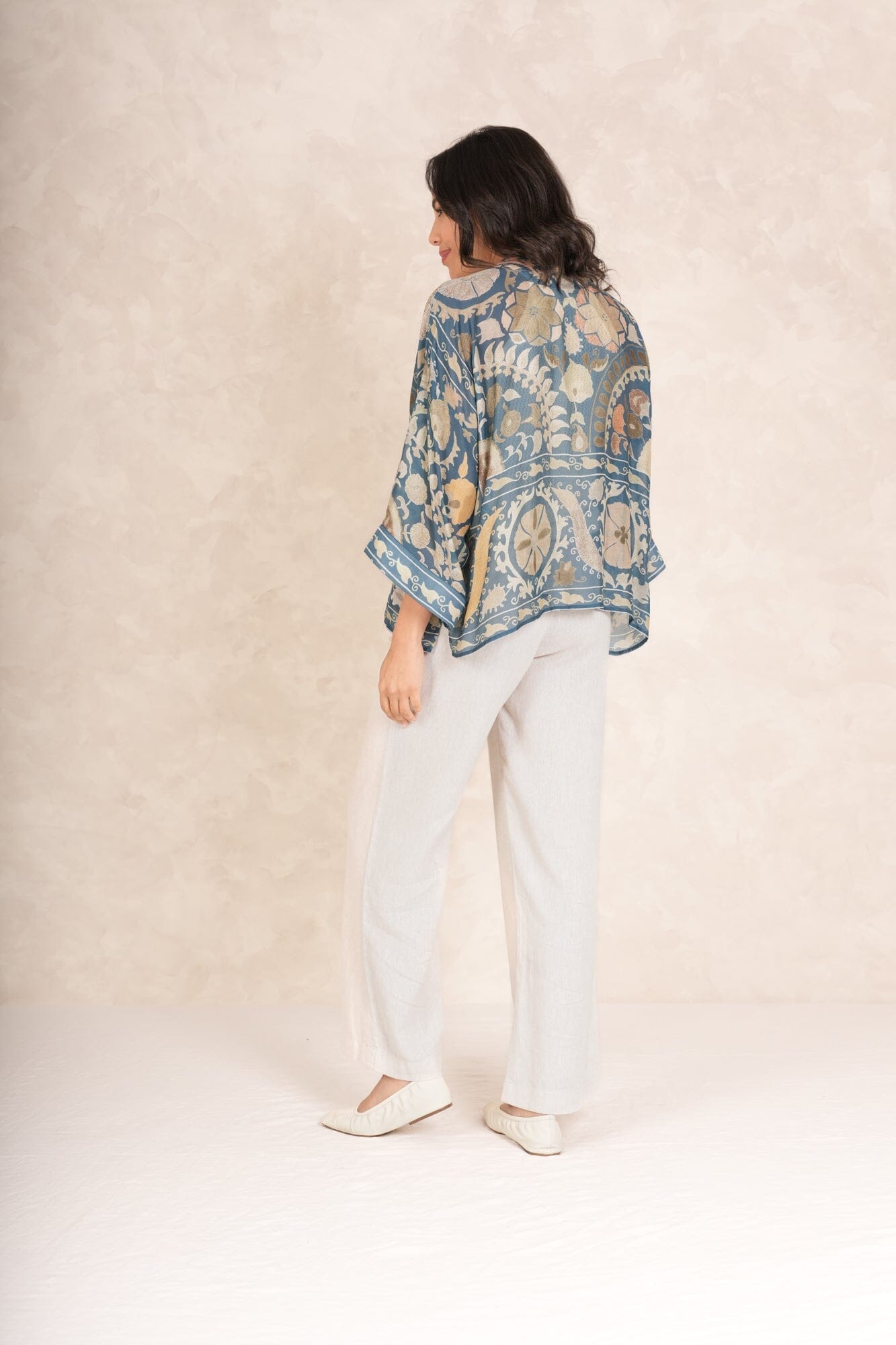 Kimono | Susani | Blue Casual Kimonos One Hundred Stars 