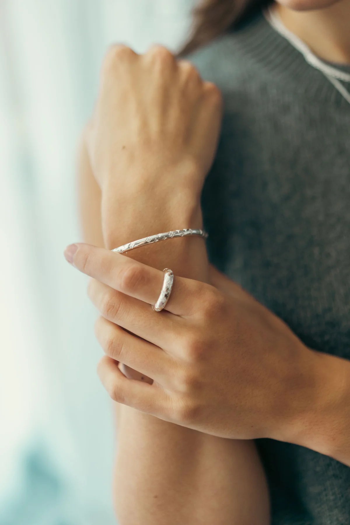 Luck Bangle | Silver Bracelet Tutti & Co 