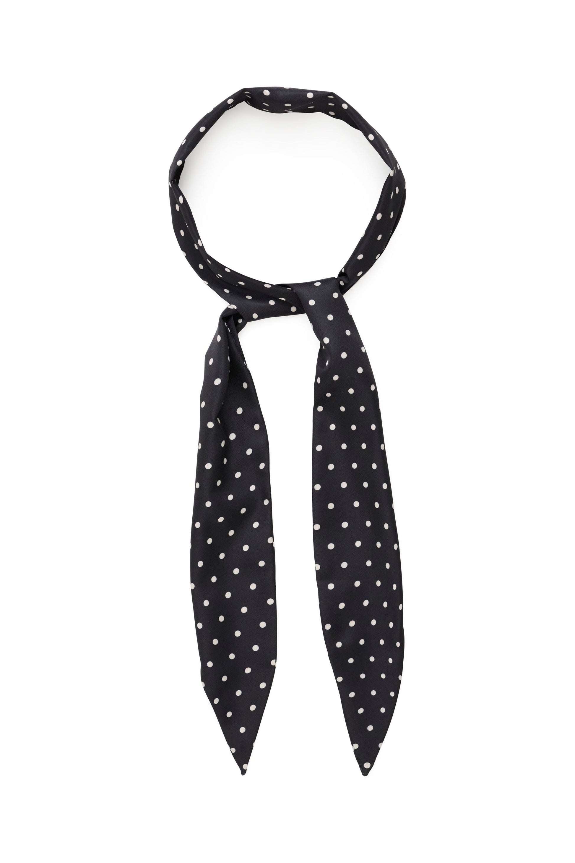 Luppa Scarf | Black Dot Print Scarf Part Two 