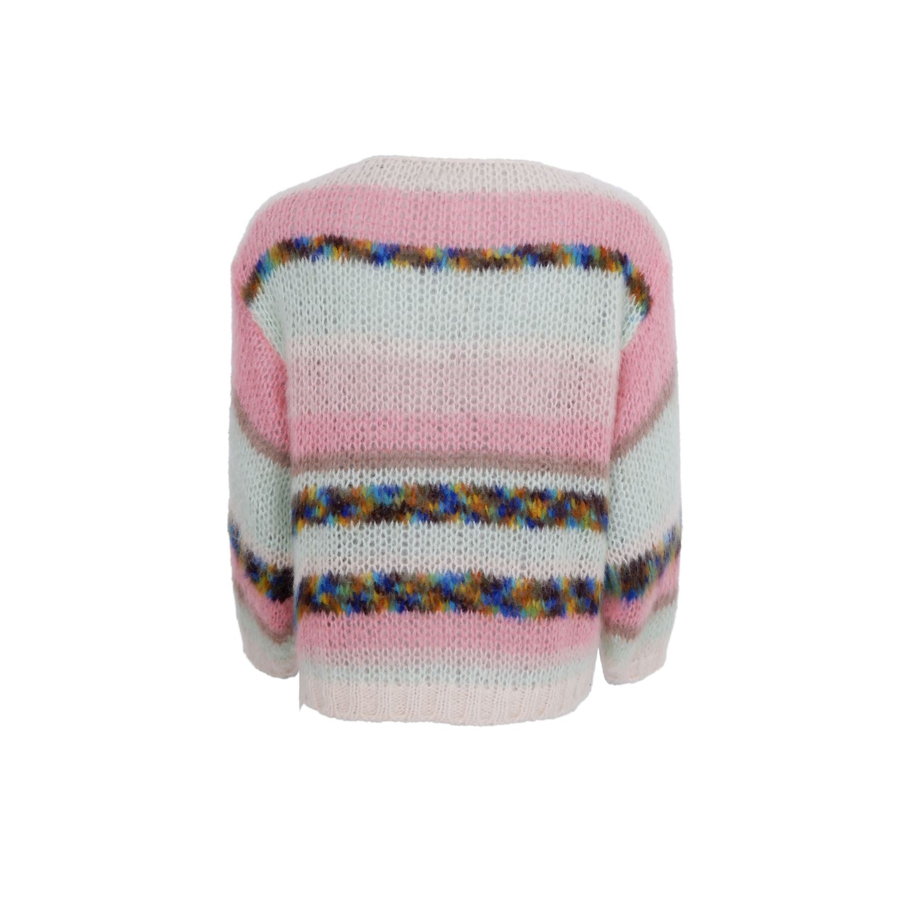 Minty Stripe Jumper | Minty Rose Jumper Black Colour 