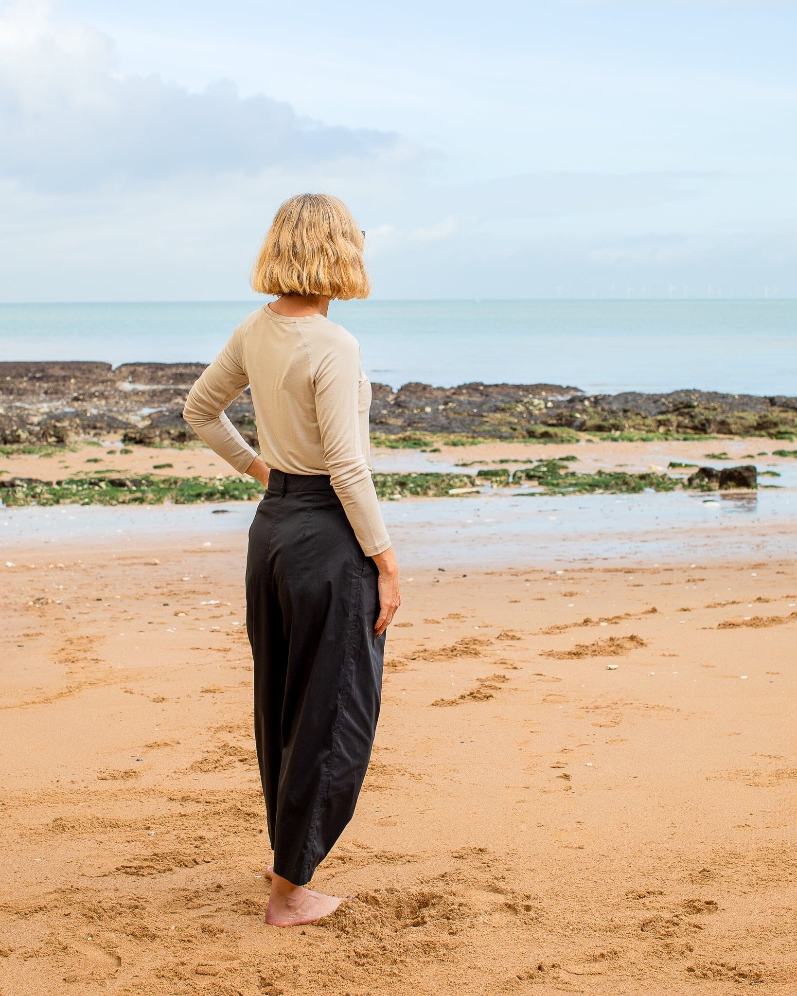 Monica T-Shirt | Sand Shirts & Tops Chalk 