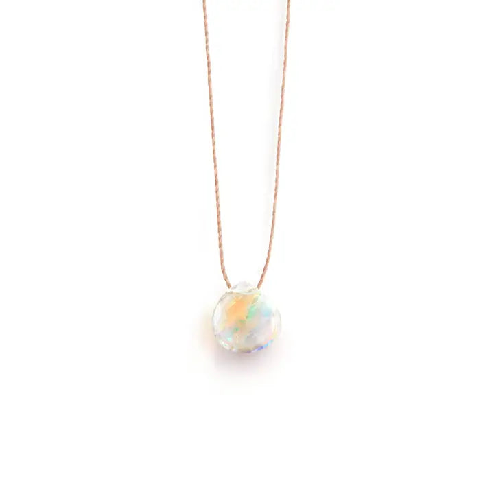 New - Fine Cord Necklace | Rainbow Quartz Necklaces Wanderlust Life 