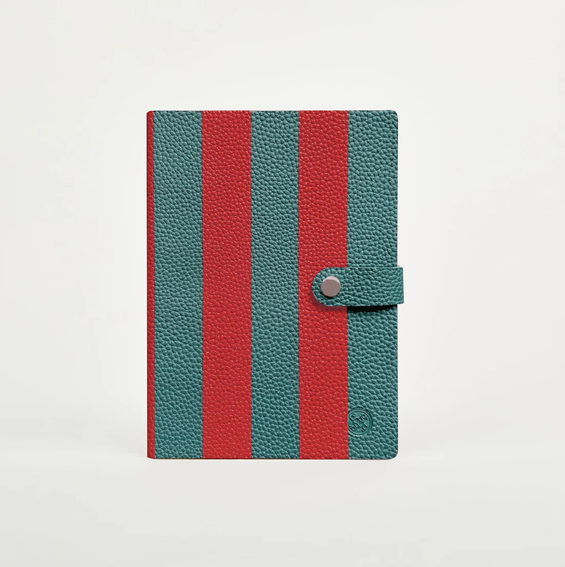 Nicobar Stripe Notebook | Teal and Red Notebook Goodeehoo 