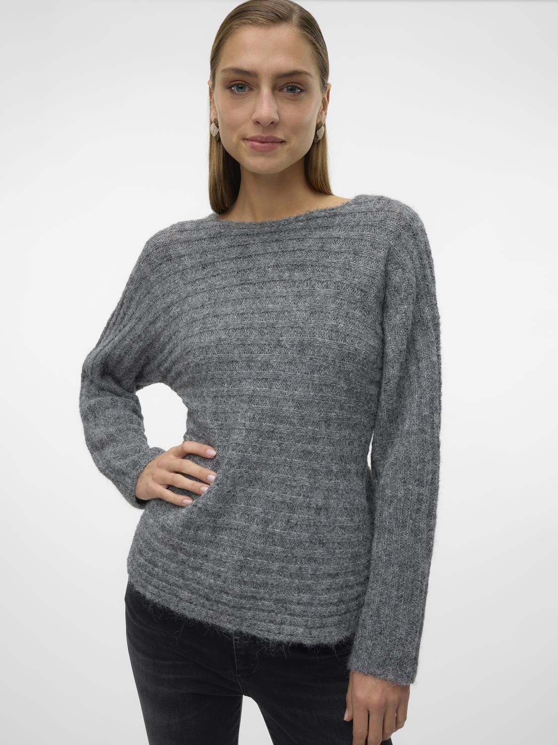 Nono Knit | Medium Grey Shirts & Tops Aware 