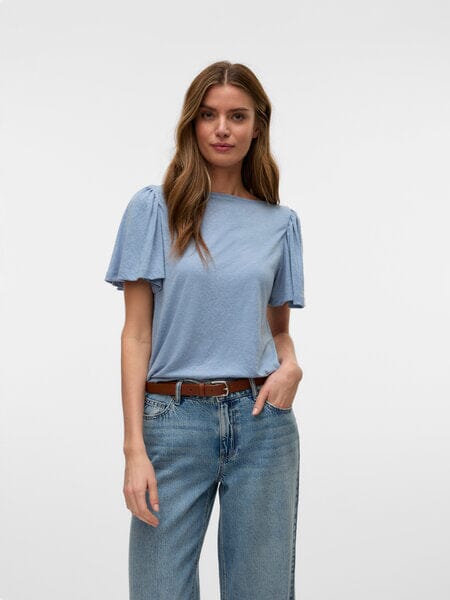 Paloma Top | Dusty Blue Shirts & Tops Aware 