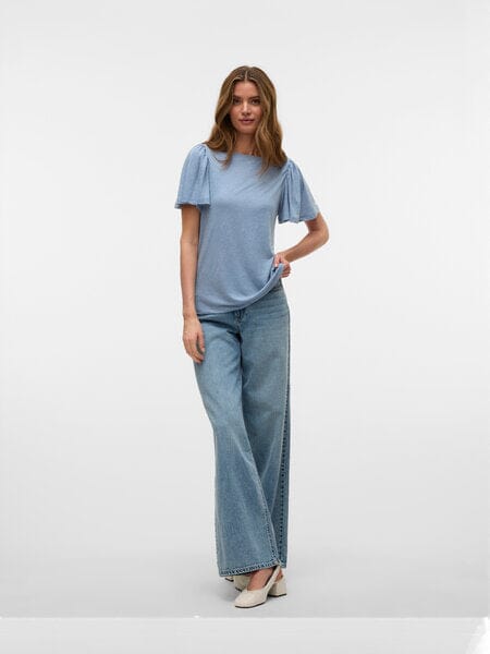 Paloma Top | Dusty Blue Shirts & Tops Aware 