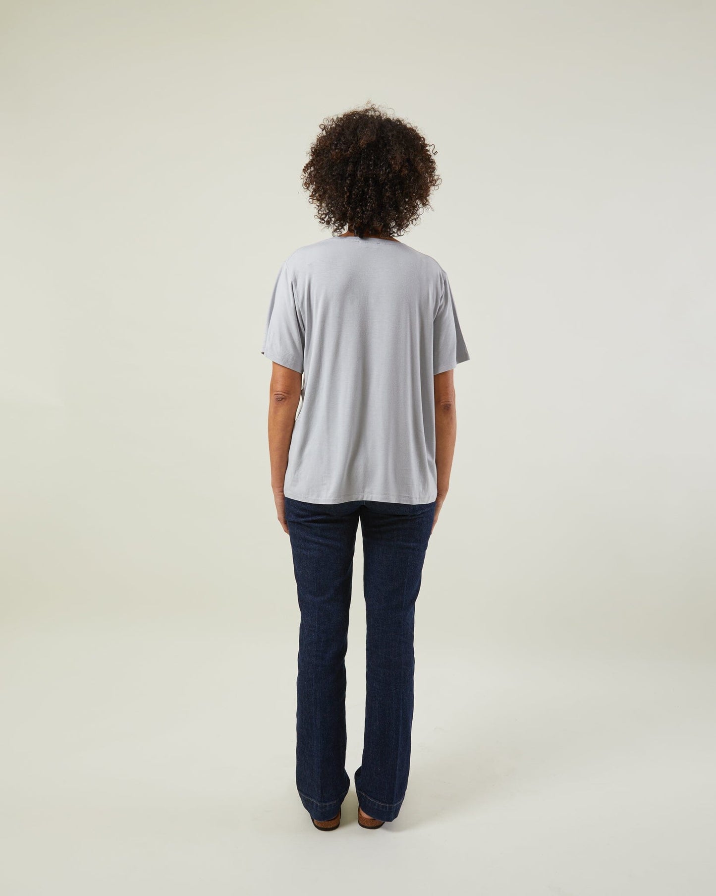 Patsy Top | Silver Shirts & Tops Chalk 