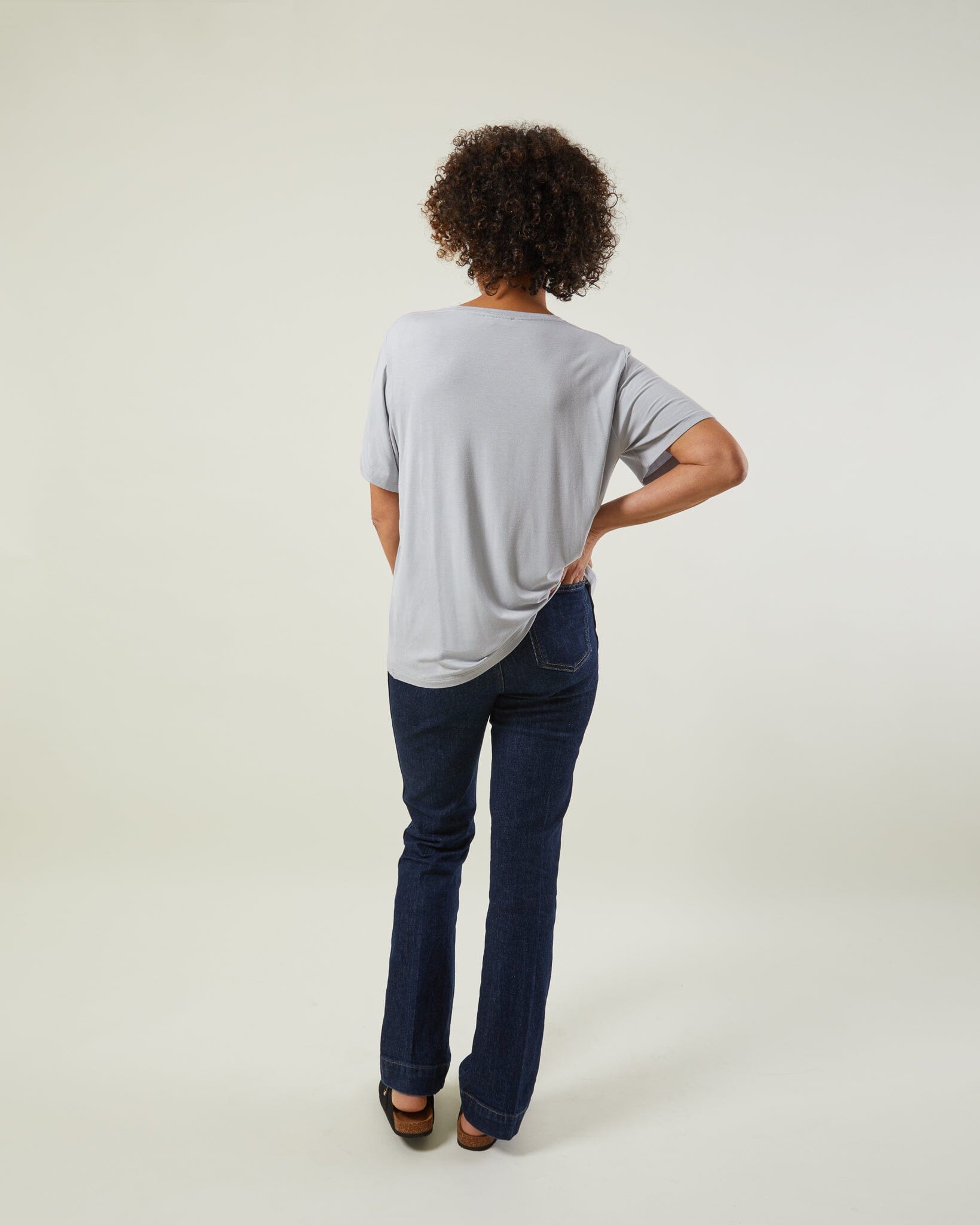 Patsy Top | Silver Shirts & Tops Chalk 