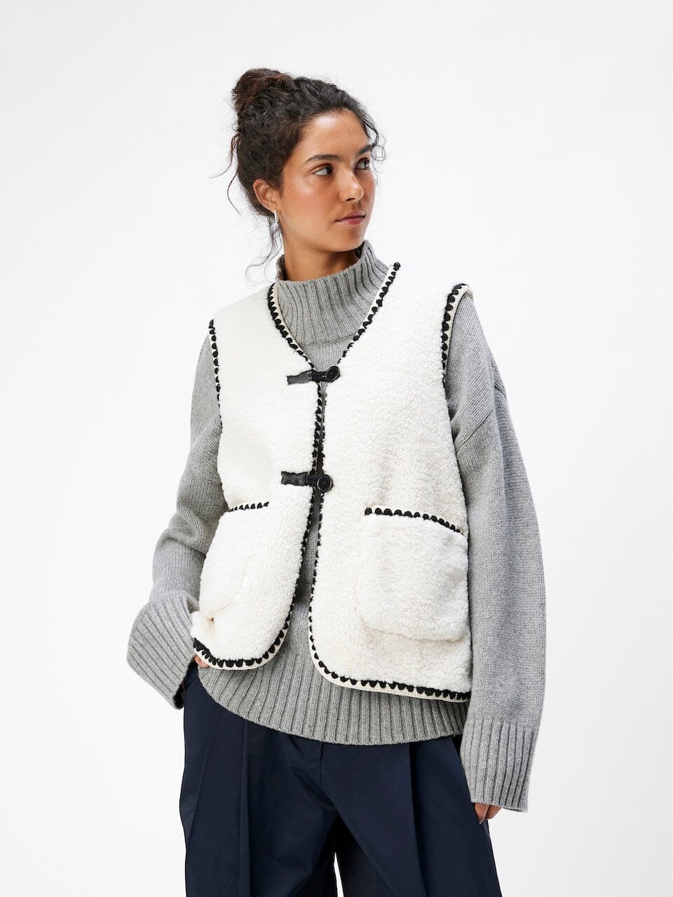 Pauline Waistcoat | White Sand Coats & Jackets Object 