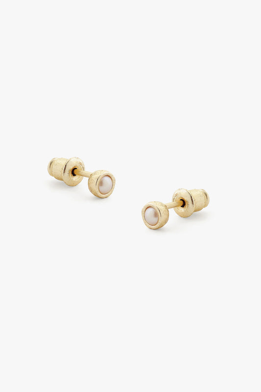 Pearl Stud Earrings | Gold Earrings Tutti & Co 